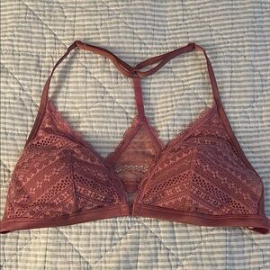 Victoria's Secret Lace Bralette in Dusty Rose